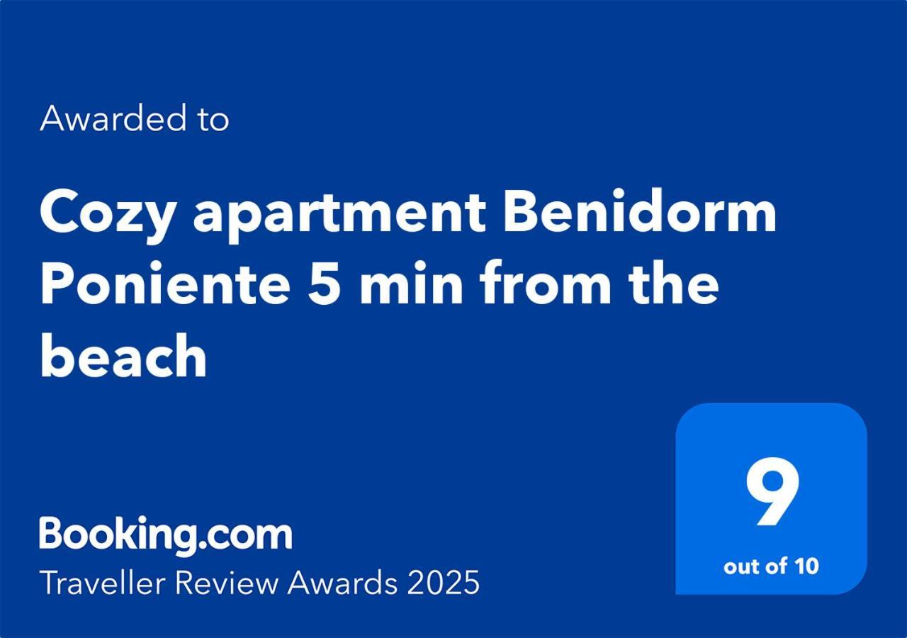 Cozy Apartment Benidorm Poniente 5 Min From The Beach Eksteriør bilde